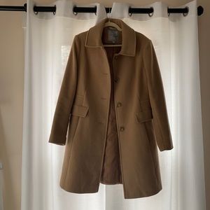 SUPER TRENDY camel wool coat